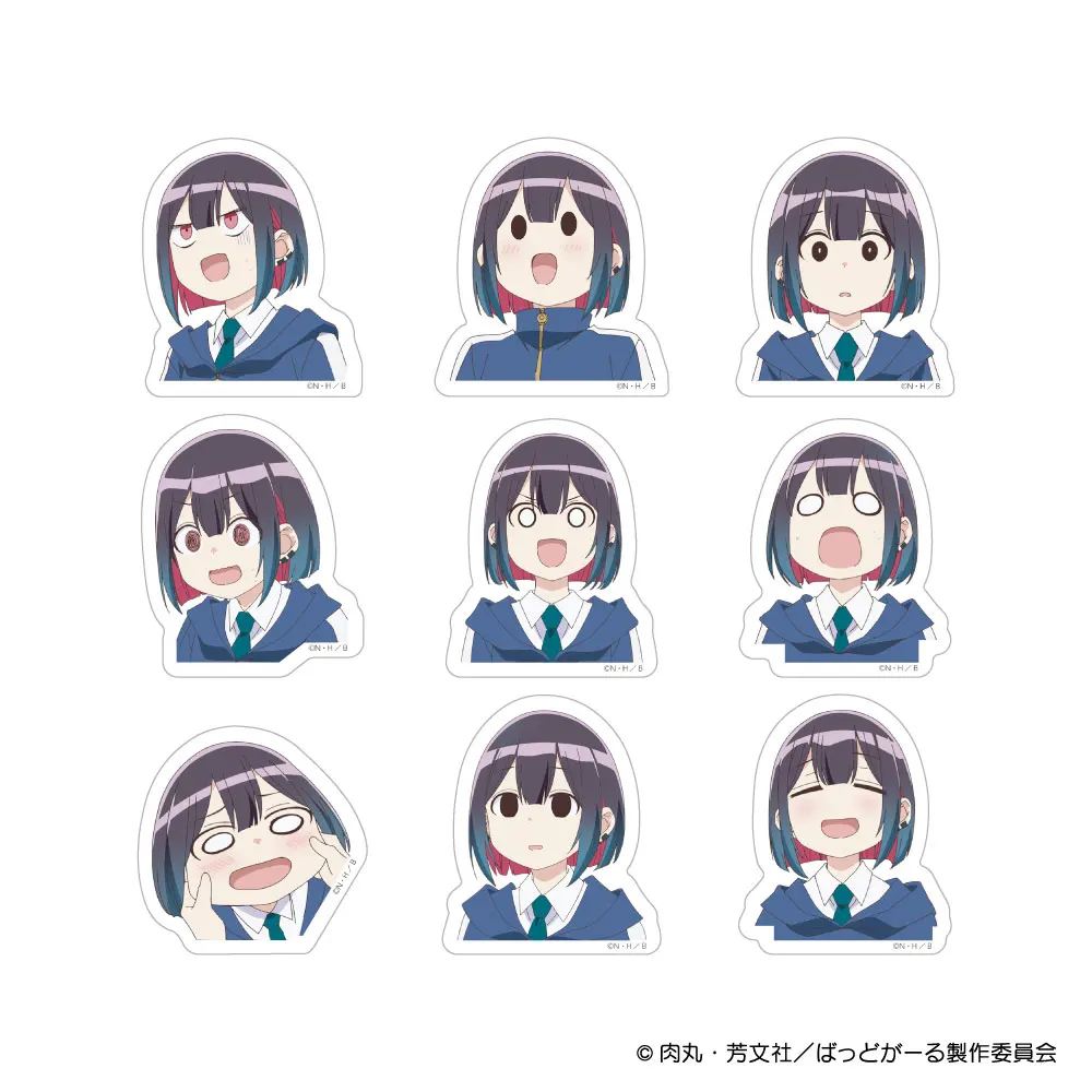 優谷優ランダム表情ステッカー