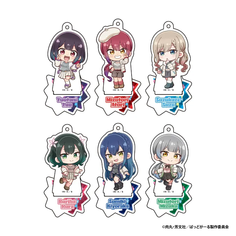 トレーディングアクリルスタンドキーホルダー(冬服ホワイトVer.)