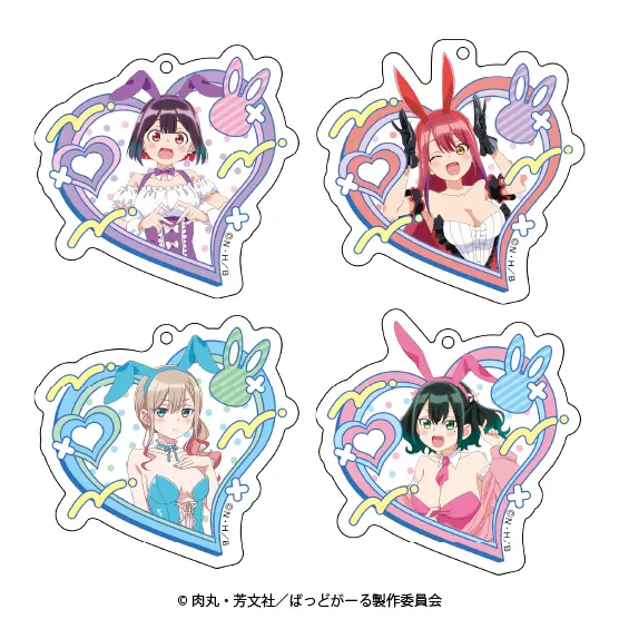 描き下ろしアクリルキーホルダー【バニーver.】