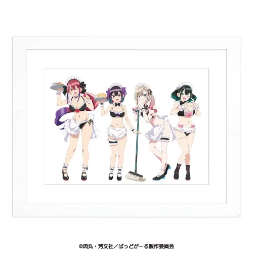 描き下ろしキャラファイングラフ(メイド水着)