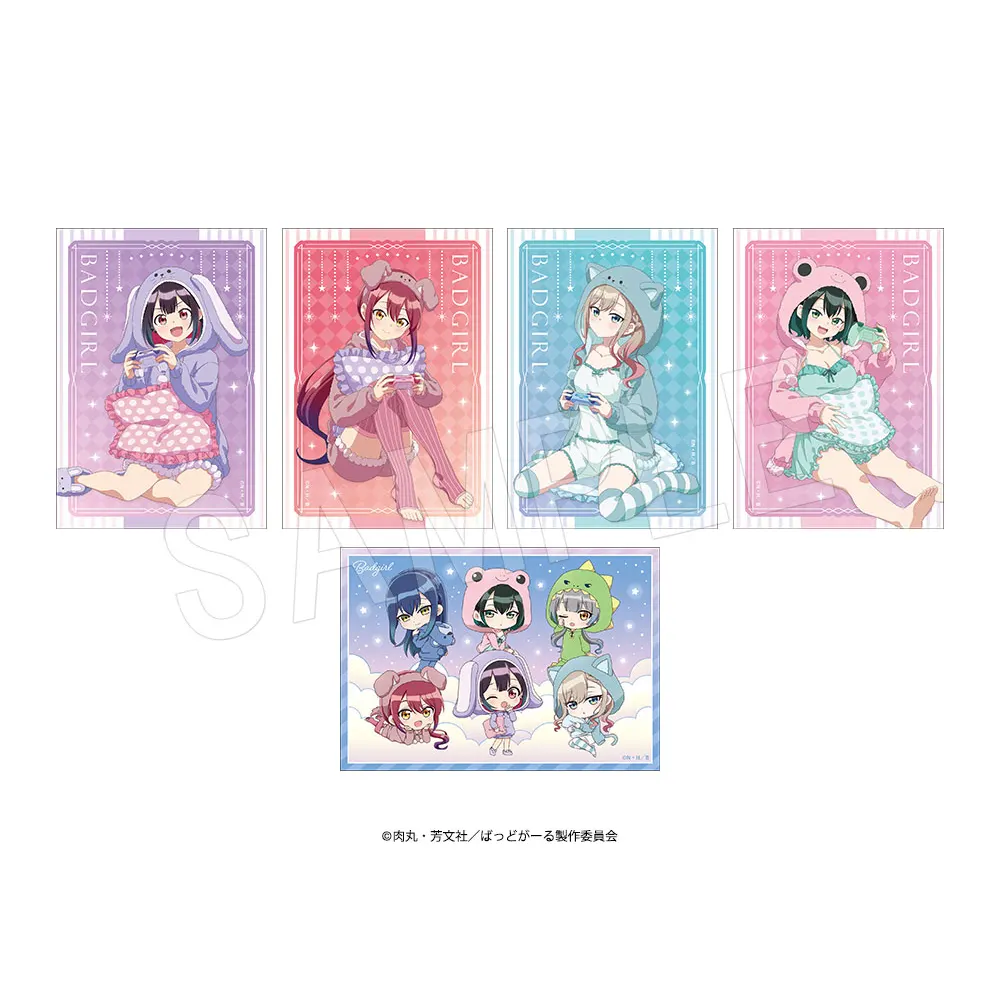 非売品・4枚セット】 ばっどがーる 生原画 水鳥亜鳥 ワルラジ公録 会場